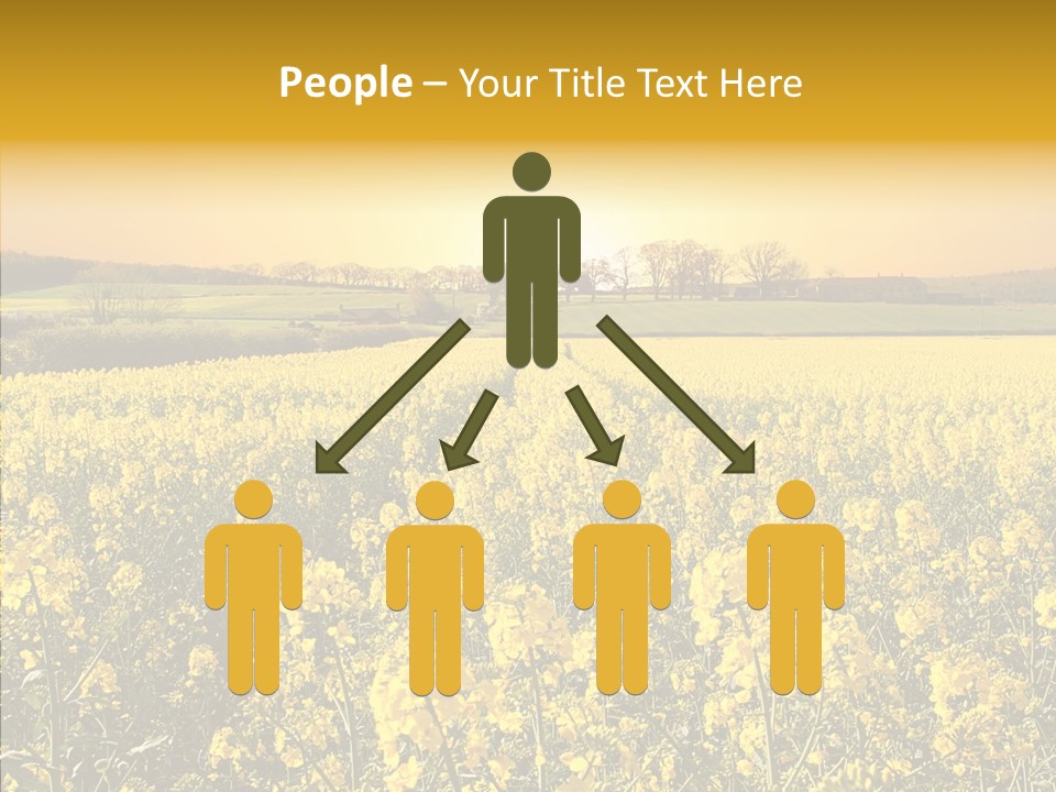 Landscape Rural Golden PowerPoint Template