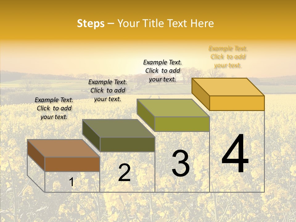 Landscape Rural Golden PowerPoint Template