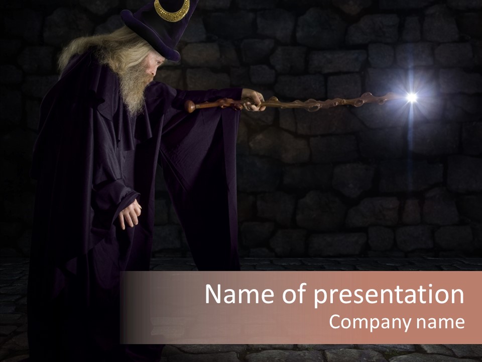 Potter Lord Of The Rings Merlin PowerPoint Template