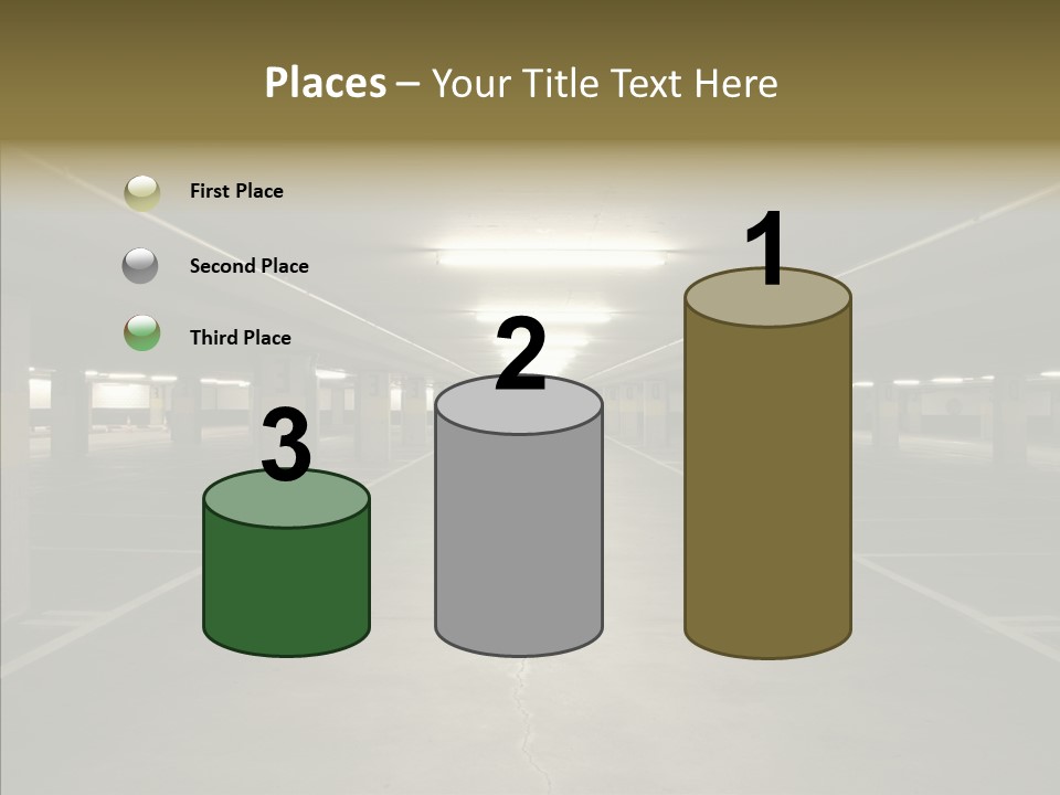 Passage Interior Cement PowerPoint Template