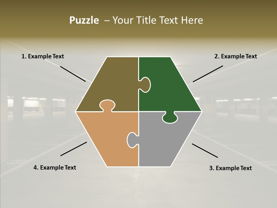 Passage Interior Cement PowerPoint Template