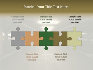 Passage Interior Cement PowerPoint Template