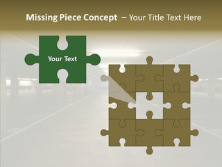 Passage Interior Cement PowerPoint Template