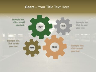 Passage Interior Cement PowerPoint Template