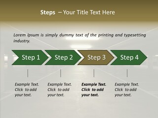 Passage Interior Cement PowerPoint Template