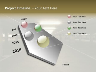 Passage Interior Cement PowerPoint Template