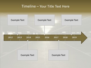 Passage Interior Cement PowerPoint Template