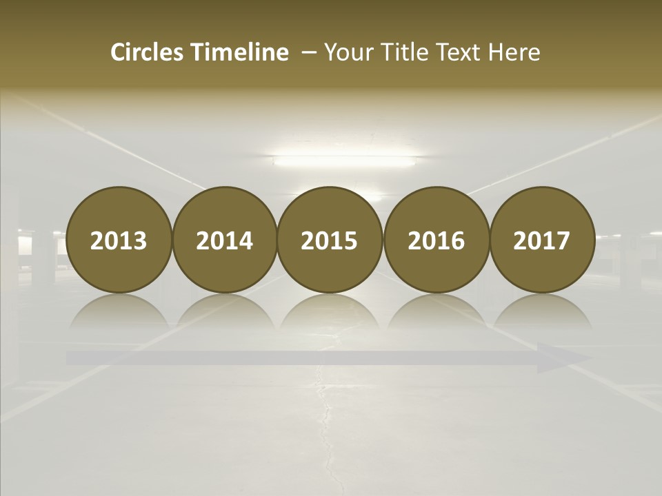 Passage Interior Cement PowerPoint Template