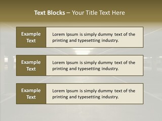 Passage Interior Cement PowerPoint Template