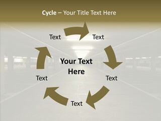 Passage Interior Cement PowerPoint Template