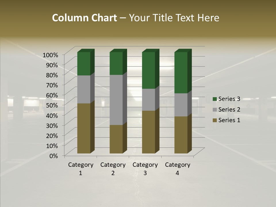 Passage Interior Cement PowerPoint Template