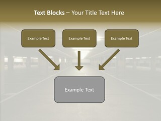 Passage Interior Cement PowerPoint Template