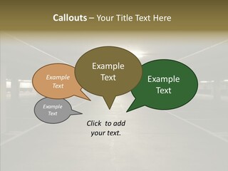 Passage Interior Cement PowerPoint Template