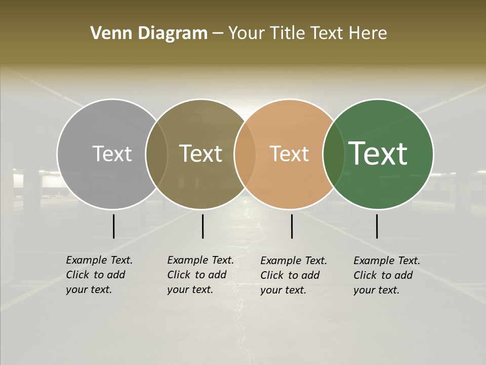 Passage Interior Cement PowerPoint Template