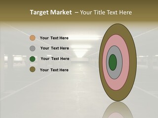 Passage Interior Cement PowerPoint Template
