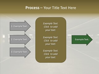Passage Interior Cement PowerPoint Template