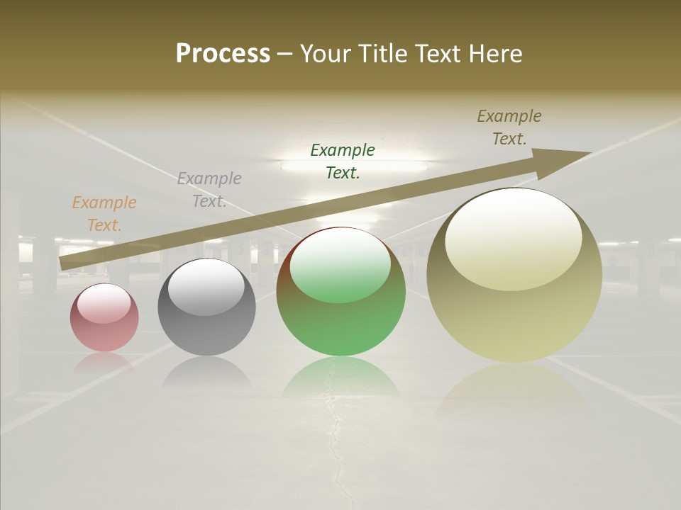 Passage Interior Cement PowerPoint Template