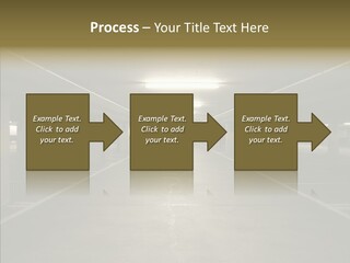 Passage Interior Cement PowerPoint Template