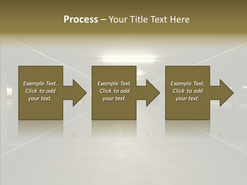 Passage Interior Cement PowerPoint Template