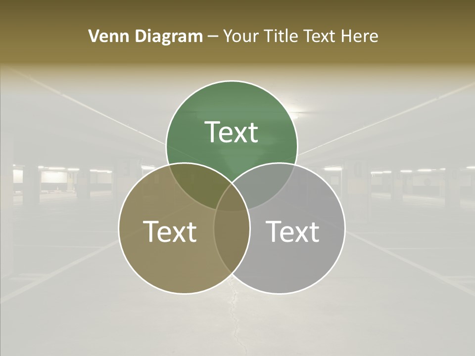 Passage Interior Cement PowerPoint Template