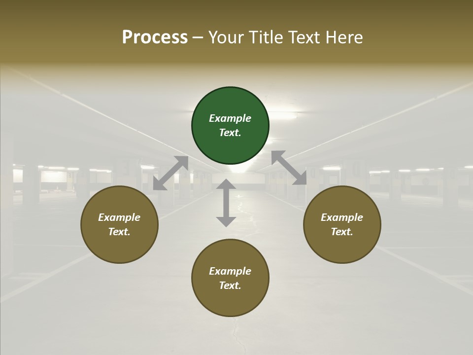 Passage Interior Cement PowerPoint Template
