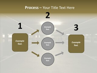 Passage Interior Cement PowerPoint Template