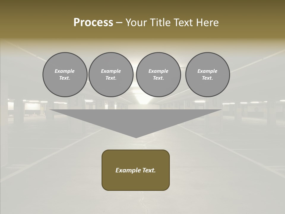 Passage Interior Cement PowerPoint Template