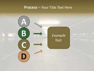 Passage Interior Cement PowerPoint Template
