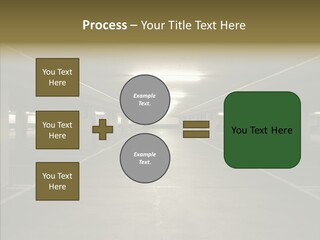 Passage Interior Cement PowerPoint Template