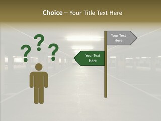 Passage Interior Cement PowerPoint Template
