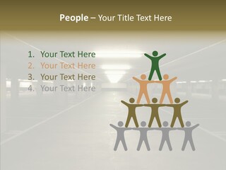 Passage Interior Cement PowerPoint Template