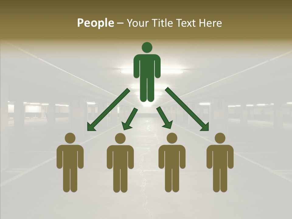 Passage Interior Cement PowerPoint Template