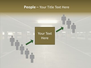 Passage Interior Cement PowerPoint Template