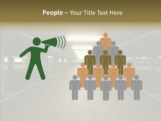 Passage Interior Cement PowerPoint Template