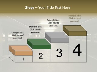 Passage Interior Cement PowerPoint Template