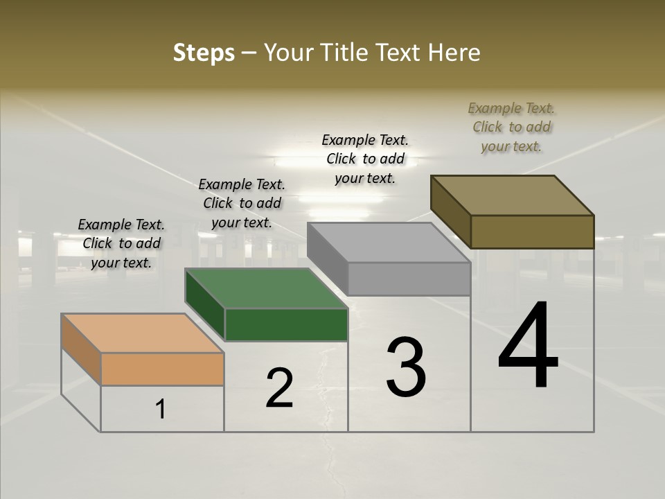 Passage Interior Cement PowerPoint Template