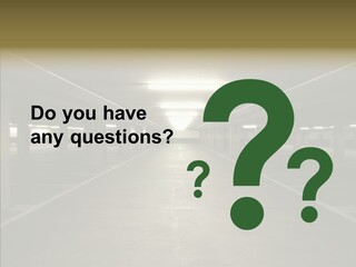 Passage Interior Cement PowerPoint Template