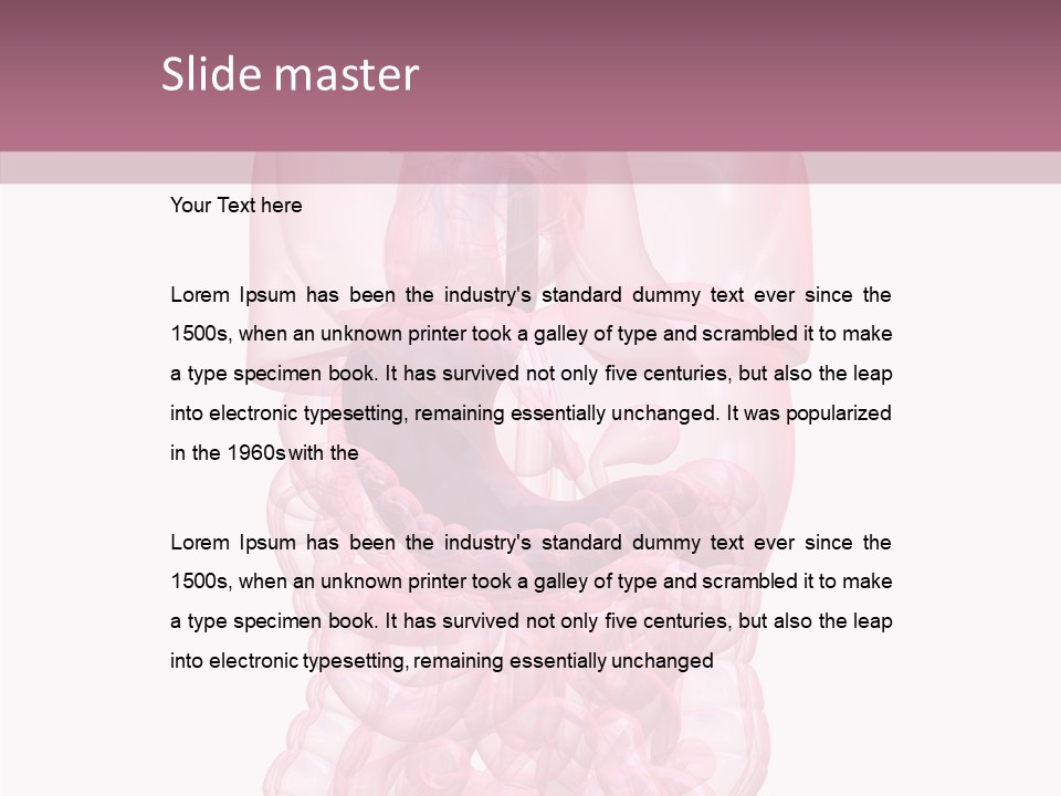 Bladder Cancer Lung PowerPoint Template