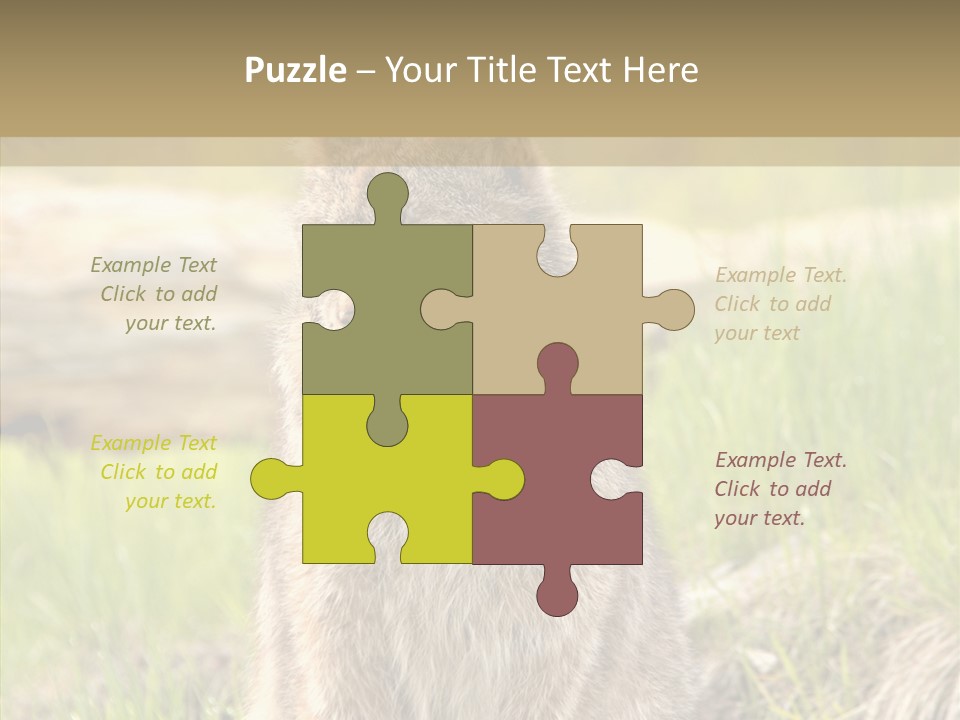 Whiskers Tufts Mouth PowerPoint Template