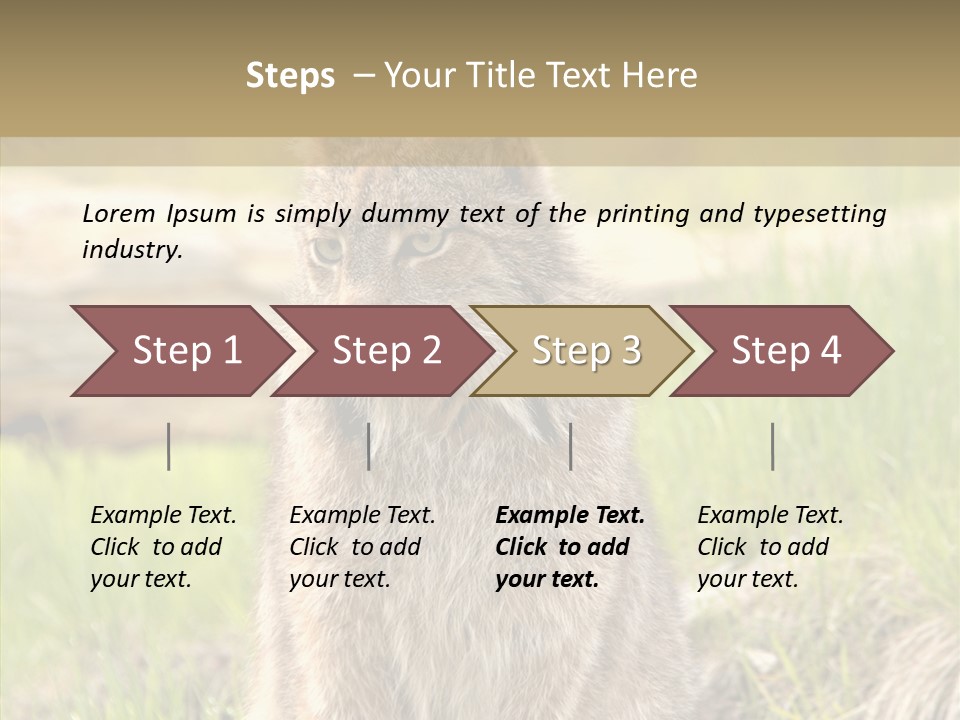 Whiskers Tufts Mouth PowerPoint Template