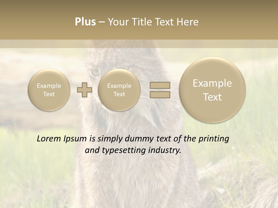 Whiskers Tufts Mouth PowerPoint Template