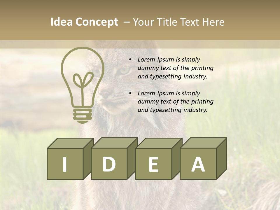 Whiskers Tufts Mouth PowerPoint Template