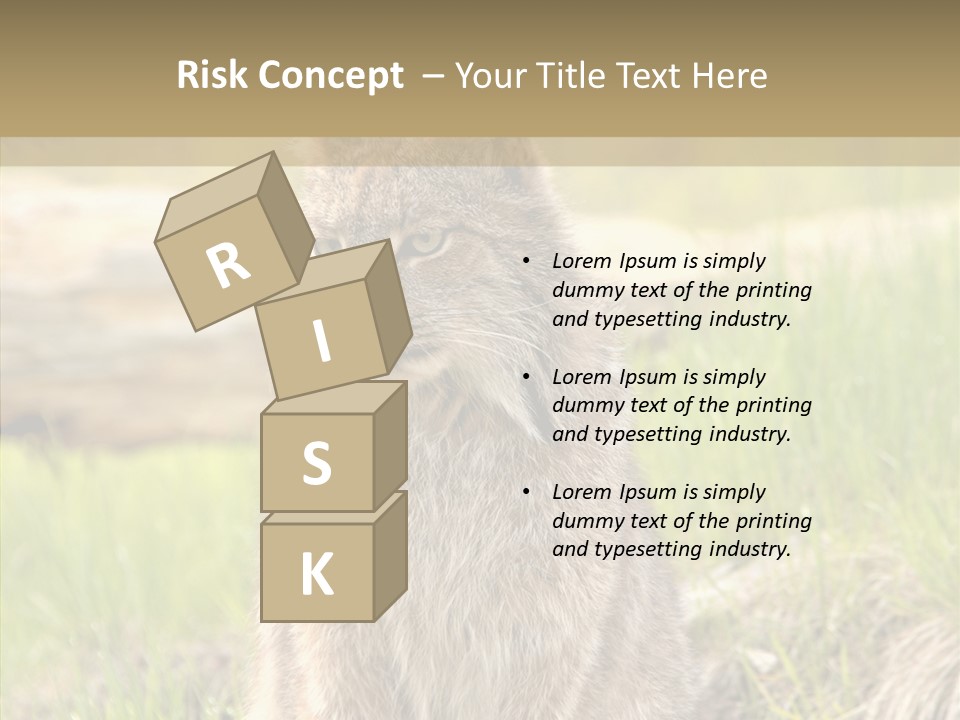 Whiskers Tufts Mouth PowerPoint Template