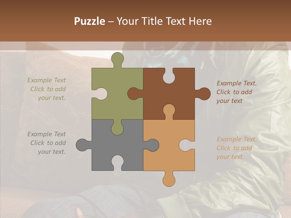 Chilling American Hip PowerPoint Template