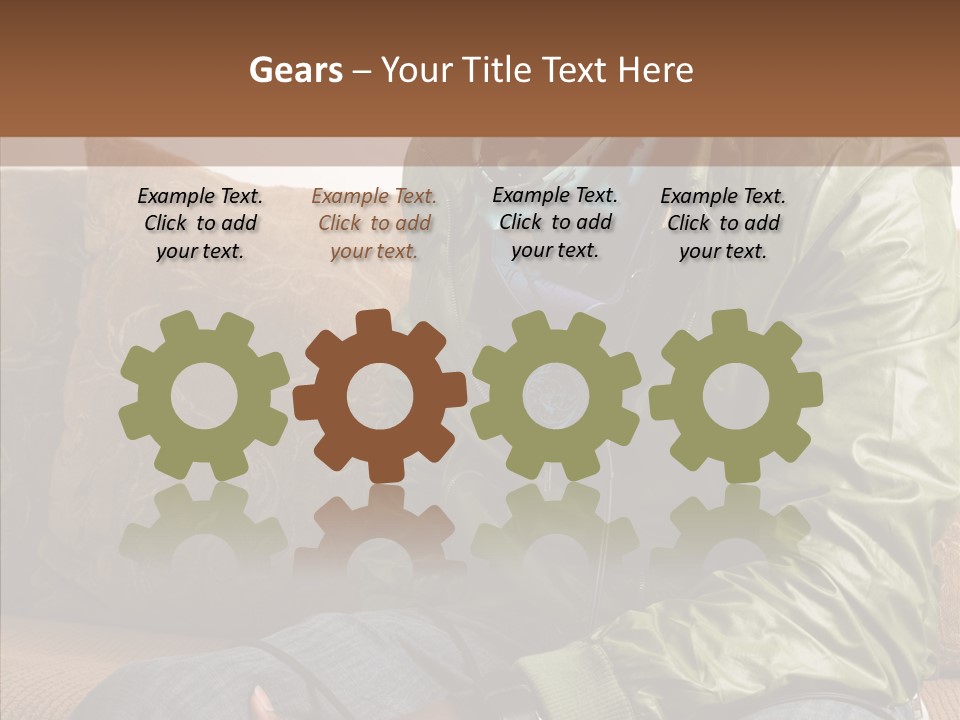 Chilling American Hip PowerPoint Template