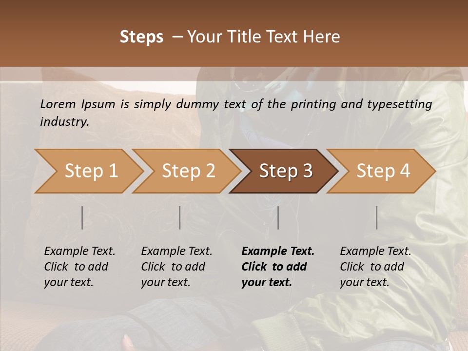 Chilling American Hip PowerPoint Template