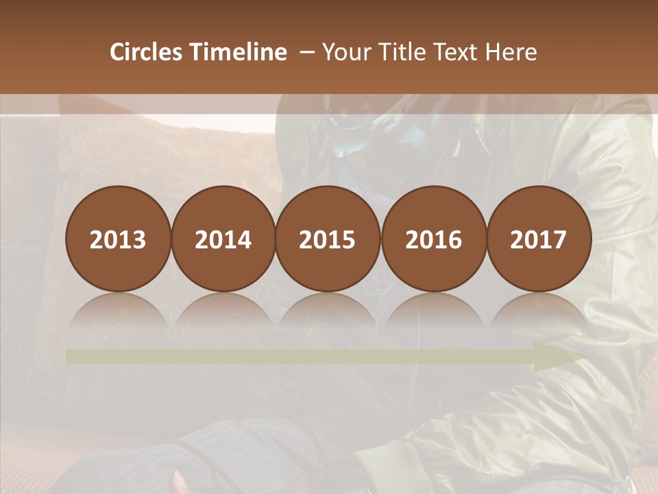 Chilling American Hip PowerPoint Template