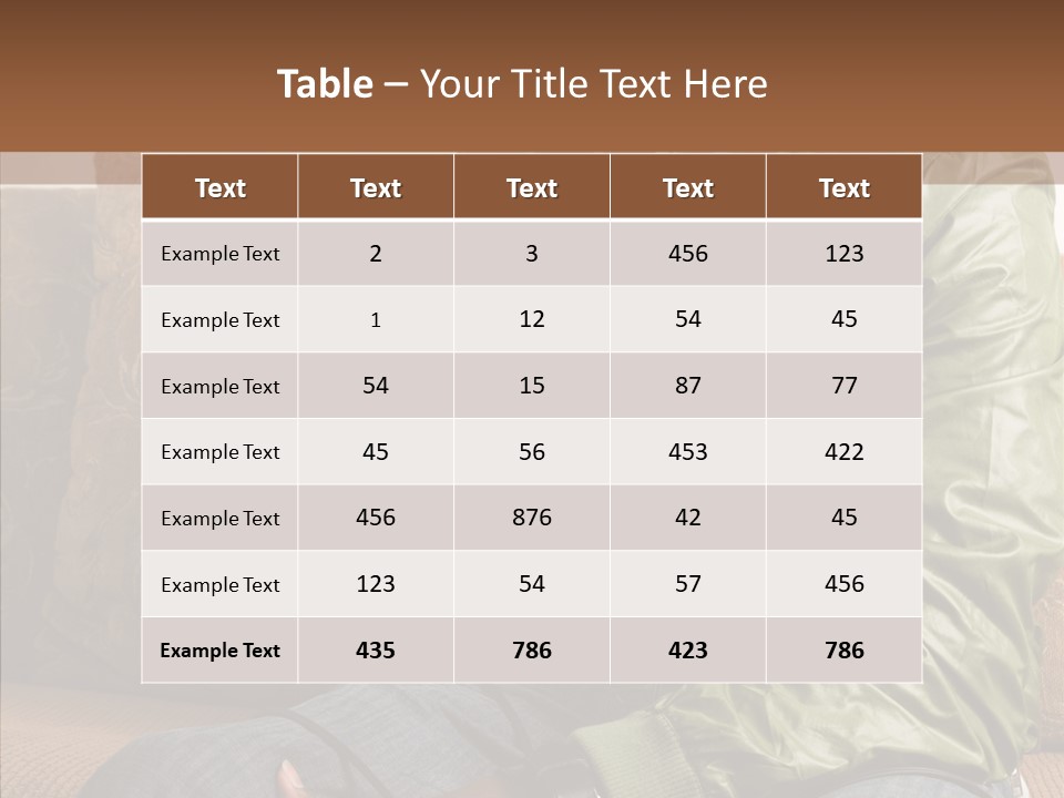 Chilling American Hip PowerPoint Template