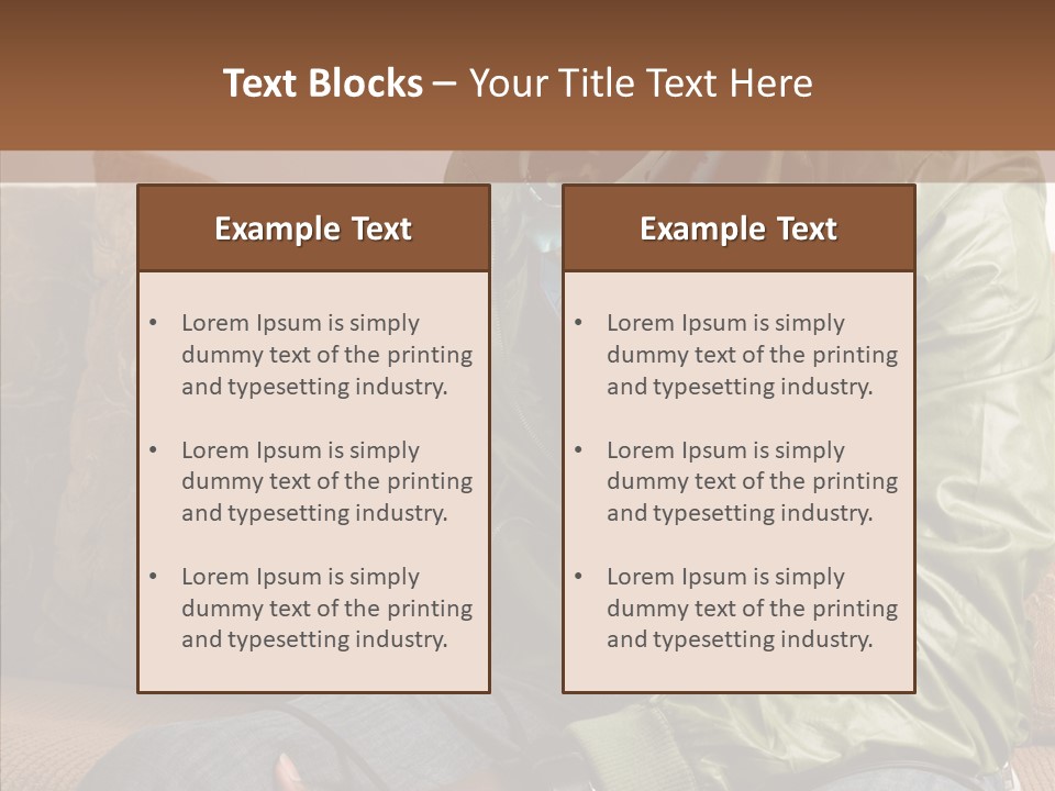 Chilling American Hip PowerPoint Template