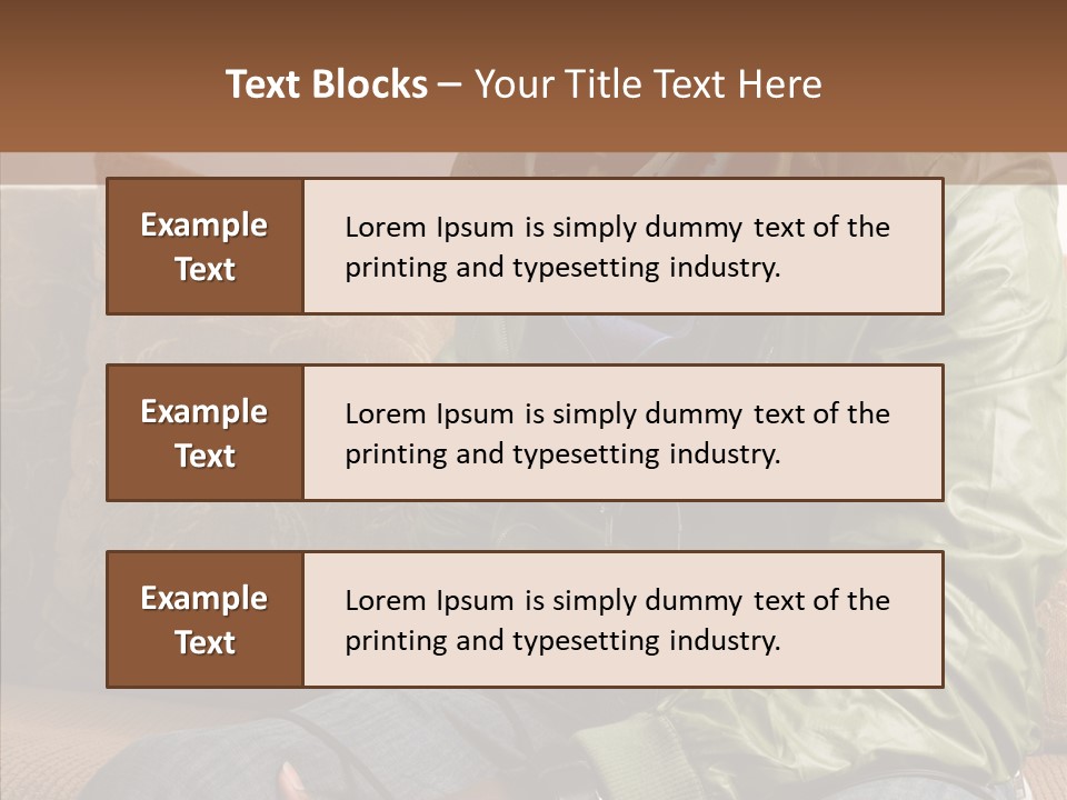 Chilling American Hip PowerPoint Template